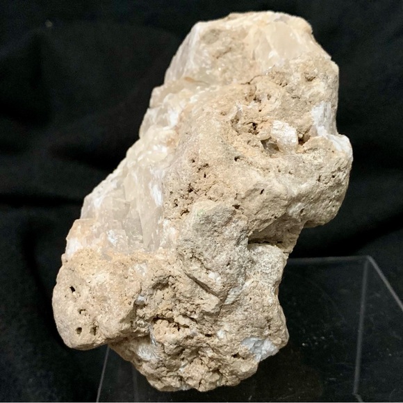 🪨 Large White Calcite Crystal in Limestone – 2 lb Natural Mineral Specimen - Picture 3 of 9
